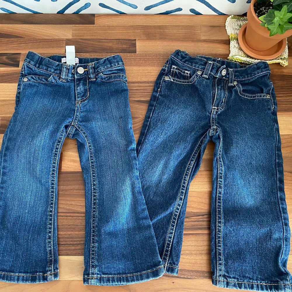 Girls 2T Jeans Lot (Sonoma, Old Navy) EUC